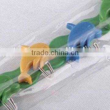 Colorful Dolphin Shape Plastic Hook photo-2