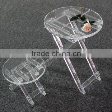 Wholesale Custom Handmade Clear Acrylic Folding Table photo-4