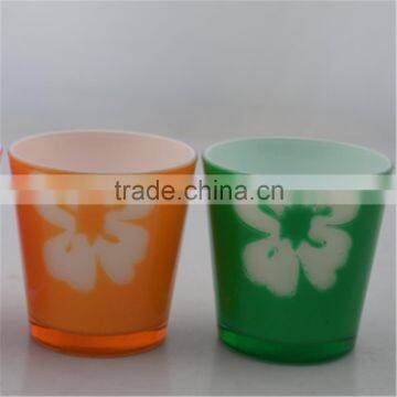 Colored Candles Promotion Glasses,glass Candles Jar,color Tea Cup Holder photo-5