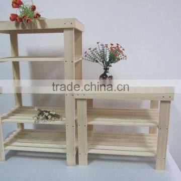 Decoration Hot Sale Wooden Flower Display Shelf photo-2