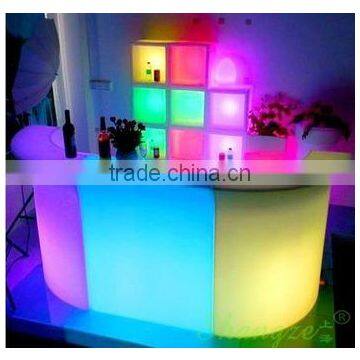 Rechargeable LED Furniture Beach Event Club Outdoor Bar Counter