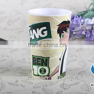 Food grade safe custom printed single wall plastic cup