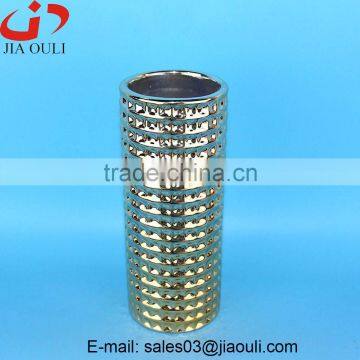 Quality Plating Golden Ceramic Vases for Home Decor, Tall Gold Vases photo-2