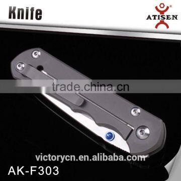 9cr14 Blade Titanimum Handle Combination Camping Knife photo-2