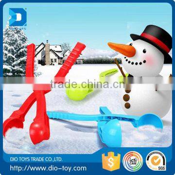 New products 2016 plastic three colors snowball maker winter toy