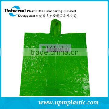 disposable waterproof plastic rain poncho