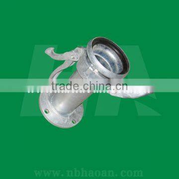 Hot Dip Zinc plated Steel Female Perrot Coupling With Flange