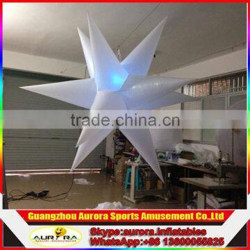 led star inflatable lighted Christmas decoration inflatable beauty star