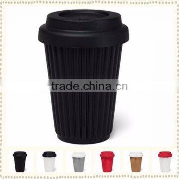 2015 hot selling collapsible folding silicone coffee cup