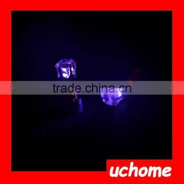 UCHOME Unisex Glowing Ear Stud Novelty Gifts Lot Flash LED Glowing Light Up Change Colour Earrings Studs Dance Party Gift photo-5