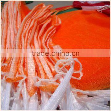 HDPE knitted mesh bag for vegetables and fruits