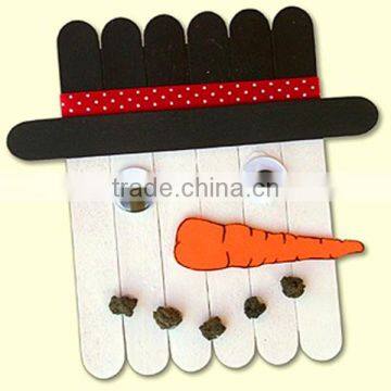 Toy For Kids Creative Safe Color Available Natural Wood Flat Craft Stick photo-2