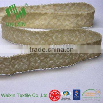 Beige Nylon Spandex Crochete Jacquard Wider Lingerie Elastic Laces Sew Sassy Fabrics photo-3