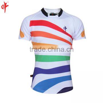 Rainbow Bridge Design Rugby Jerseys,sublimation League Jerseys Football Shirt photo-2