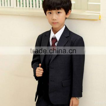 Grey Pinstripe Five-Piece SuitSet- Infant,Toddler&boys