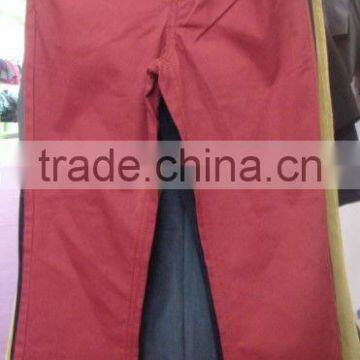 boy yellow red grey many colours cotton pants hot sale trousers factory