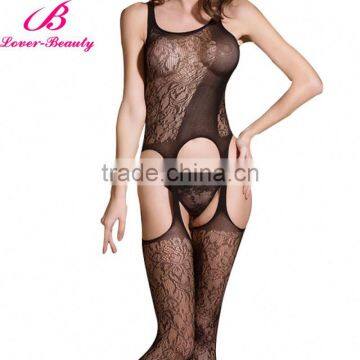 Easy-Washing Mature Black One Piece Body Stocking Wholesale