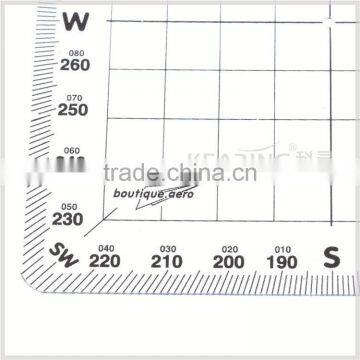 Kearing Basic Aviation Square Set KPP-5,navigation Protractor photo-3