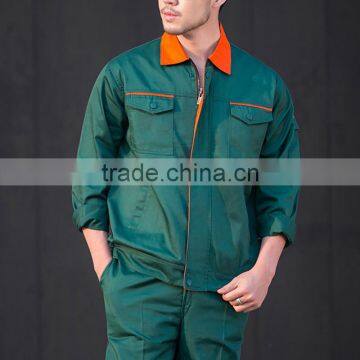 Guangzhou Manufacture Industrial Green Work Smock Uniforms photo-2