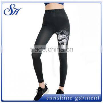 KX019 Polyester Women's Novelty Leggings With Various Prints 2017 photo-2