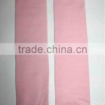 Pure pink color infants leg warmers