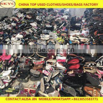 Africa Buyers Hot Sale Cream Quality Sorted Used Shoes From China Second Hand Shoes Warehouse photo-3