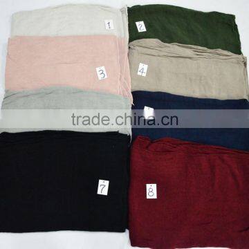 2017 Hot Popular Lady Winter Soft Cashmere Navy Plain Shawl Pashmina photo-2