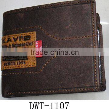 Fashion China Factory Men Cowhide Skin Real Leather Designer Wallet photo-3