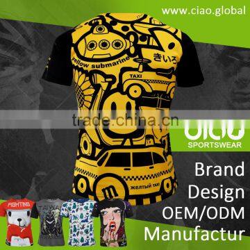 2016 Hot Sales MEN Clothing Custom Printing Logo O-Neck t Shirt photo-4