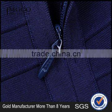 MGOO Cheap Clothes China Custom OEM/ODM Strapless Bodycon Dress Contrast Blue Party Dress Sexy Bandage Vestidos H206 photo-4