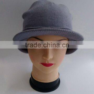 lady fashion knitted winter hat, visor hat