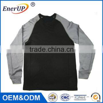 2017 New Blank Merino Wool t Shirt Men's Under Base Layer Long Sleeve T-Shirts photo-4