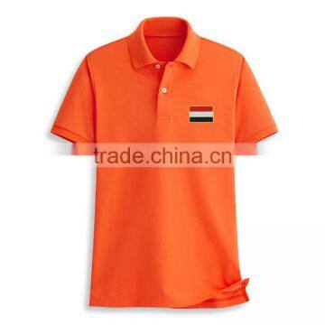 Embroidery Flag Bulk Polo Collar Design 100 Cotton Most Popular Color T-shirt photo-6