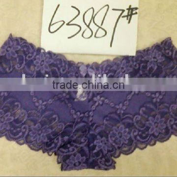 lace cheeky panties/sexy lady lace boyshort