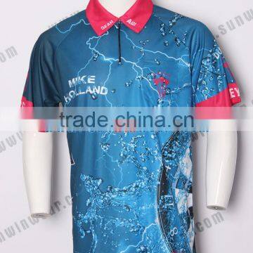 cheap polo shirt 100% polyester men polo shirt embroidery logo