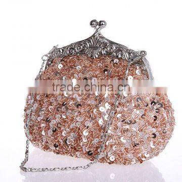 R0035H Wholesale fashionable beaded evening clutch bag