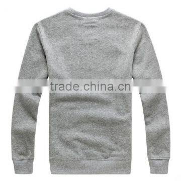Wholesale Crewneck Blank Grey Sweatshirt Mens photo-2