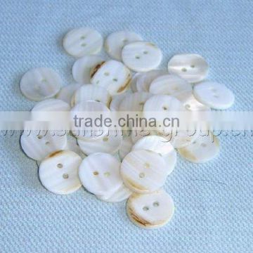 pearl shell button round