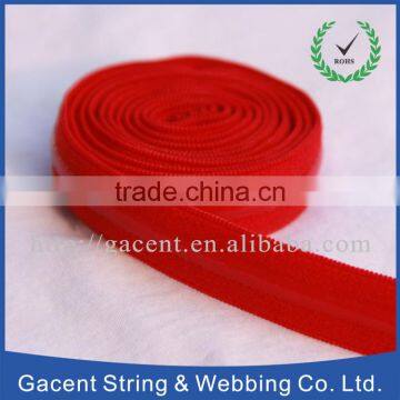 Polyester Customized Logo Fold Over Binding Elastic Webbing