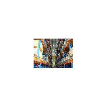 2m - 12m Antirust Selective Pallet Racking System Box-shape Beams