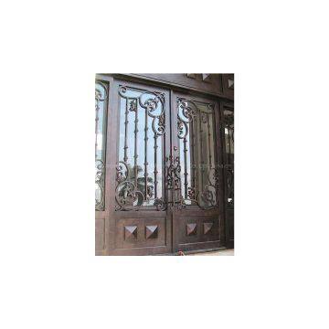 Factory Sell Wrought Iron Security Door,safety Door photo-2