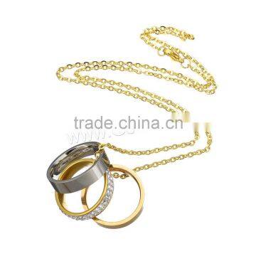 Necklaces Women 2017 Rhinestone Stainless Steel Necklace Wedding Jewelry Set photo-4