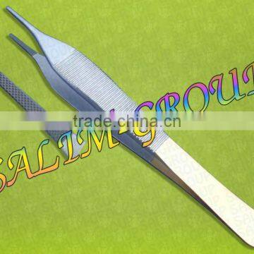 5 TC ADSON TISSUE RAT TOOTH 1X2 FORCEPS 4.75" SURGICAL