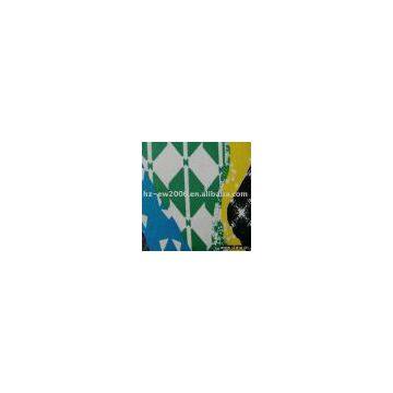 100% organic cotton printed twill fabric