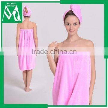 Bath towel dress skirt suit hair towel turban bath set