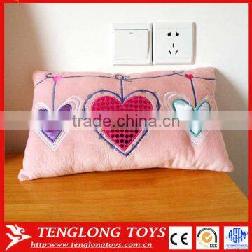 High quality delicate embroidery decorative customed pillow