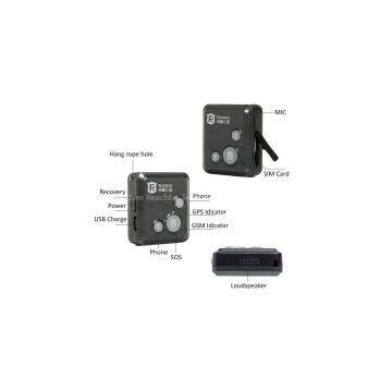 Mini Personal Children Gps Tracker Kids Necklace Gps RF-V16