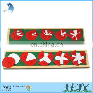 Educational Montessori Material EN71 Wooden Math Manipulatives