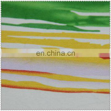 Colorful Printed Knitted Fabric 100 Viscose Fabric photo-3