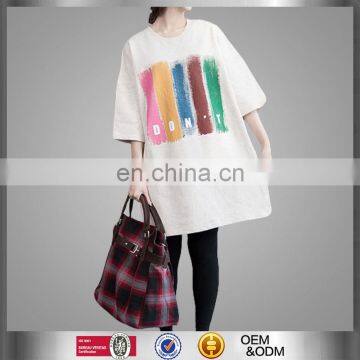 China Alibaba Wholesale Woman T-shirt Loose Comfortable T-shirt Printer Plus Size Women Clothing